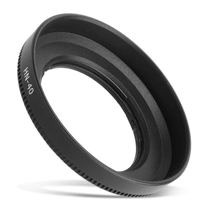 HN-40 Camera Lens Hood for Nikon NIKKOR Z DX 16–50 mm 1:3,5–6,3 VR - Plastic Bayonet Cylindrical / Round Lens Shade from CELLONIC
