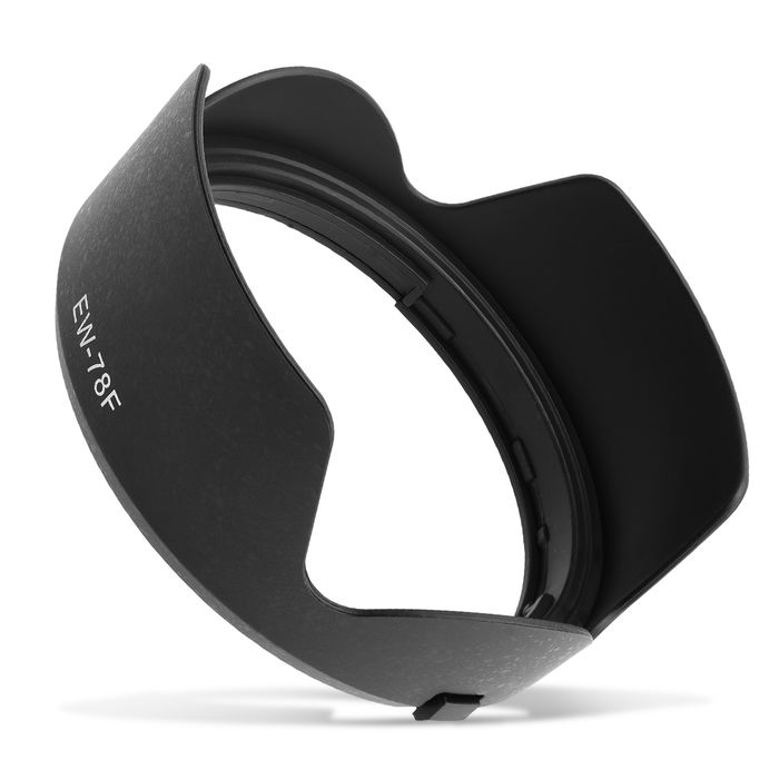 Canon RF 24-240mm f/4-6.3 IS USM linsskydd - Motljusskydd EW-78F - solskydd/motsolsskydd för mindre lens flare