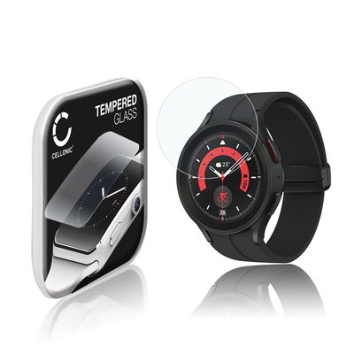 0,30mm Displayskydd / skärmskydd för Samsung Galaxy Watch 5 Pro smartwatch - 2.5D 9H, Full Glue - skyddsglas för smartklocka, fitnessarmband, fitnesstracker