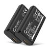 2x Batteri 3400mAh