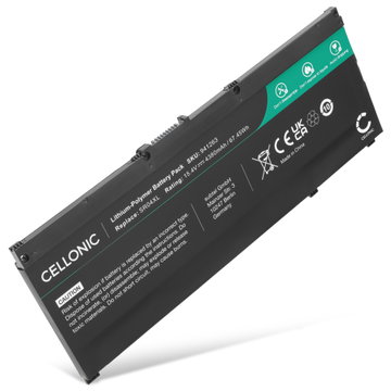 Batteri för HP Omen 15, Pavilion 15-CE, SR04XL, SR03XL 15.4V 4380mAh från CELLONIC