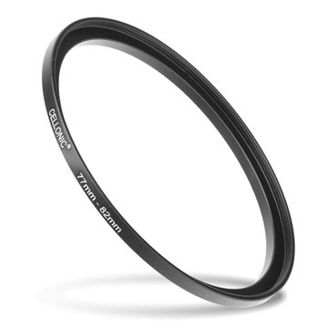 77mm - 82mm Step-Up Ring Kamerafilteradapter för Canon, Nikon, Sony, FujiFilm, Olympus Objektiv från CELLONIC