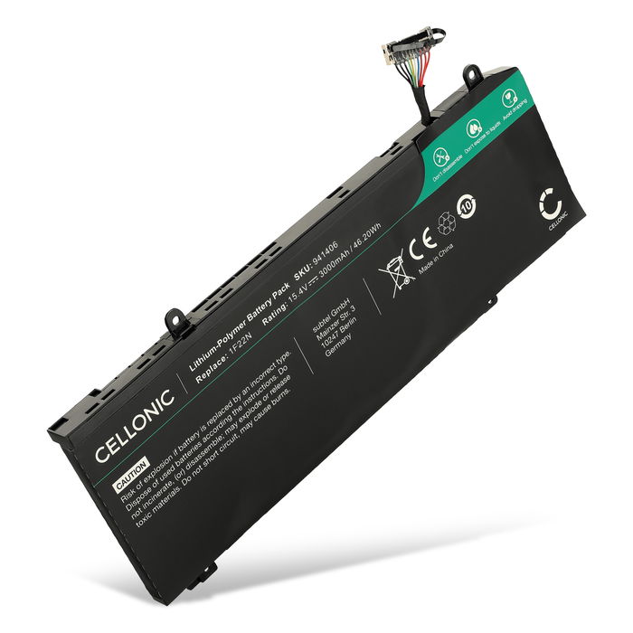 laptop-batteri för Dell ALIENWARE M15 ersättningsbatteri med 3000mAh 15.4V med lång batteritid