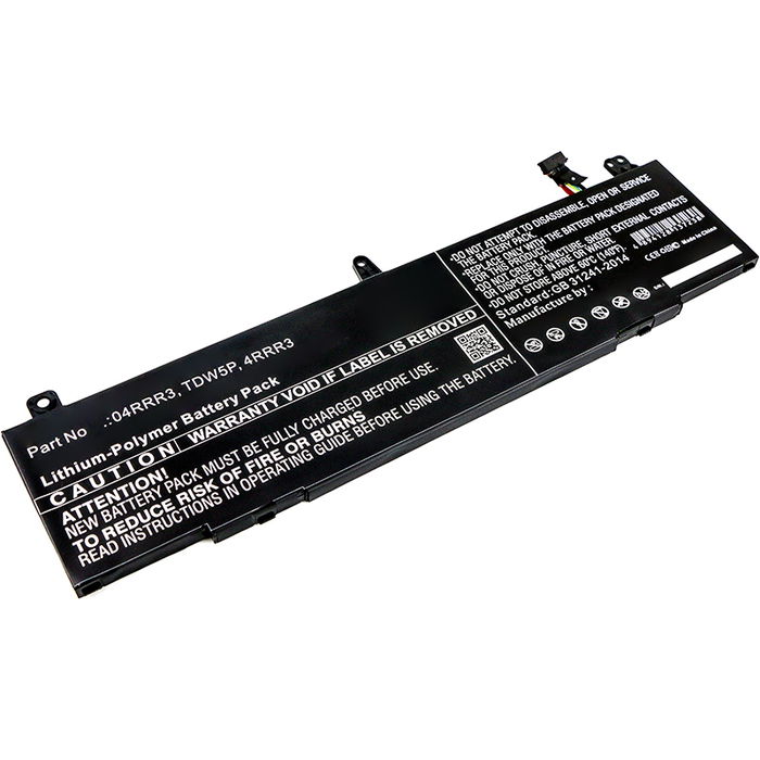 Batteri för Dell Alienware 13 R3 Laptop - 4800mAh 15.4V