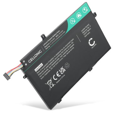 Batteri för Lenovo ThinkPad L480, L590, L490, L580,L15 Gen 1, Gen2, L14 Gen 1, Gen 2, L17C3P52, 01AV463 11.1V 4100mAh från CELLONIC