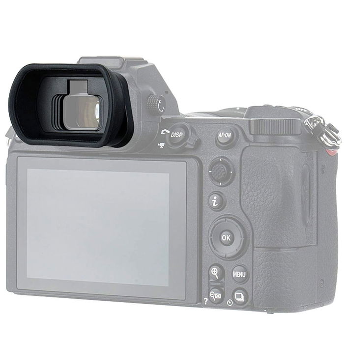 2x Ögonmussla för Nikon DK-29 systemkamera i mjukt Silikon material - skydda kamerasökaren från ljus, smuts, damm, stötar