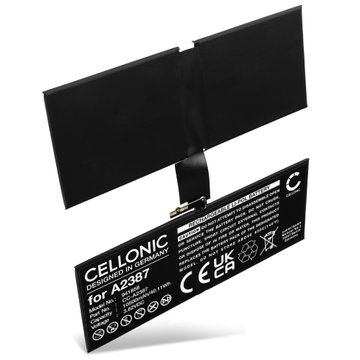 CELLONIC A2387 batteri för Apple iPad Pro 12.9 (2021) - A2378, A2379, A2461, A2462 surfplatta & tablet - ersättningsbatteri 10500mAh, 3.82v