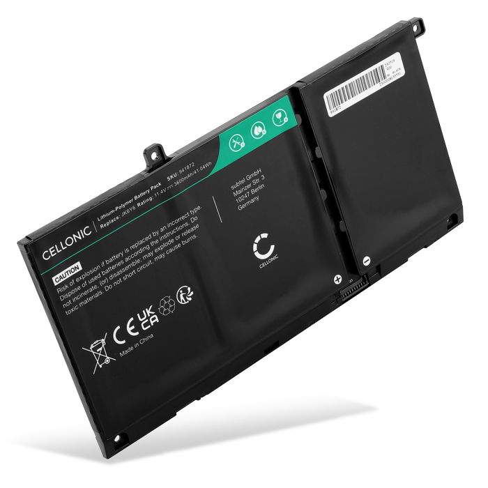 Dell Latitude 3510 Batteri 11.4V 3600mAh