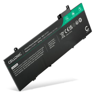 Batteri för Lenovo ThinkPad T480s / 01AV478, L17L3P71, 01AV479,01AV480, 5B10K10182 11.55V 4650mAh från CELLONIC