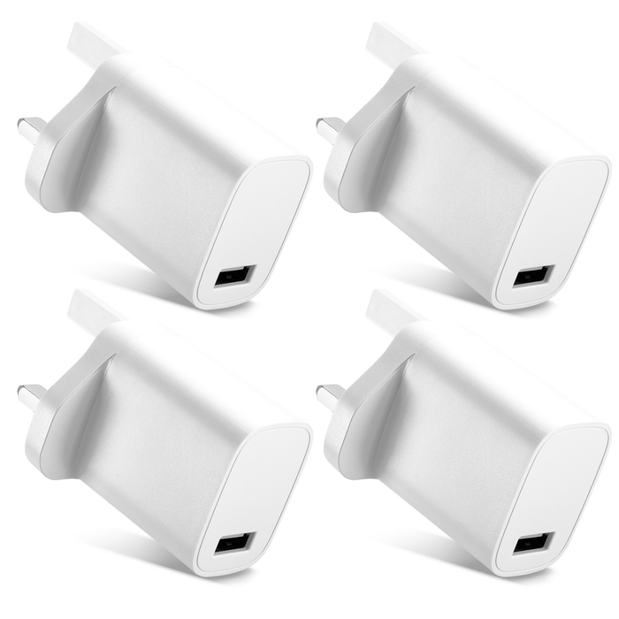 USB Laddare för Apple iPhone 17, 16, 17 Pro Max, 16 Pro, 16 Pro Max, 13, 17 Pro, 16e, 12, 11, 13 Pro, 13 Pro Max, AirPods Pro Samsung Galaxy S25 Ultra, S25, S23 Google Pixel 10, 9a med 5W - 1A USB Snabb Laddare Väggladdare för uttag USB Power Adapter