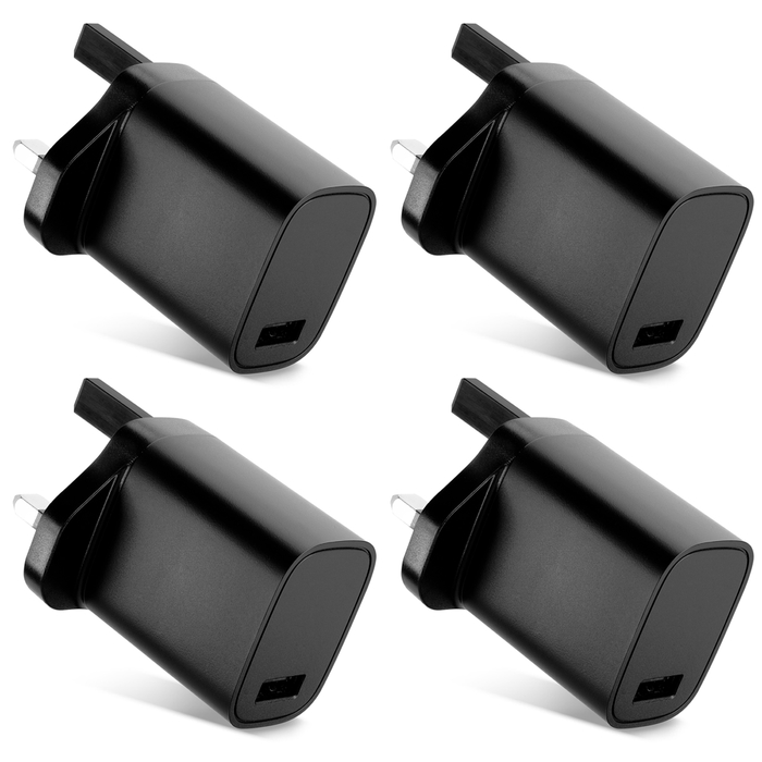 4x USB Laddare för 5V / 1A, 1000mA med 5W - 1A USB Snabb Laddare Väggladdare för uttag USB Power Adapter