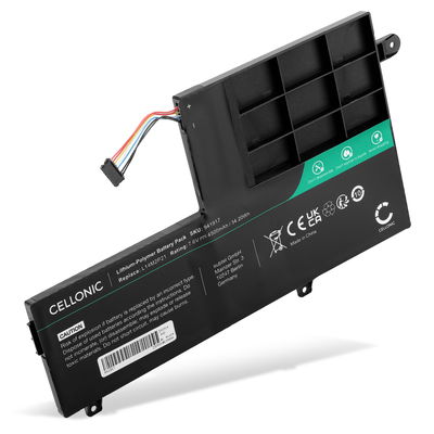 Batteri för Lenovo Yoga 500-14IBD, 14ISK, 15ISK, 151BD, 15IBD, IdeaPad 320-15IKBRN, 500S-14ISK 7.6V 4500mAh från CELLONIC