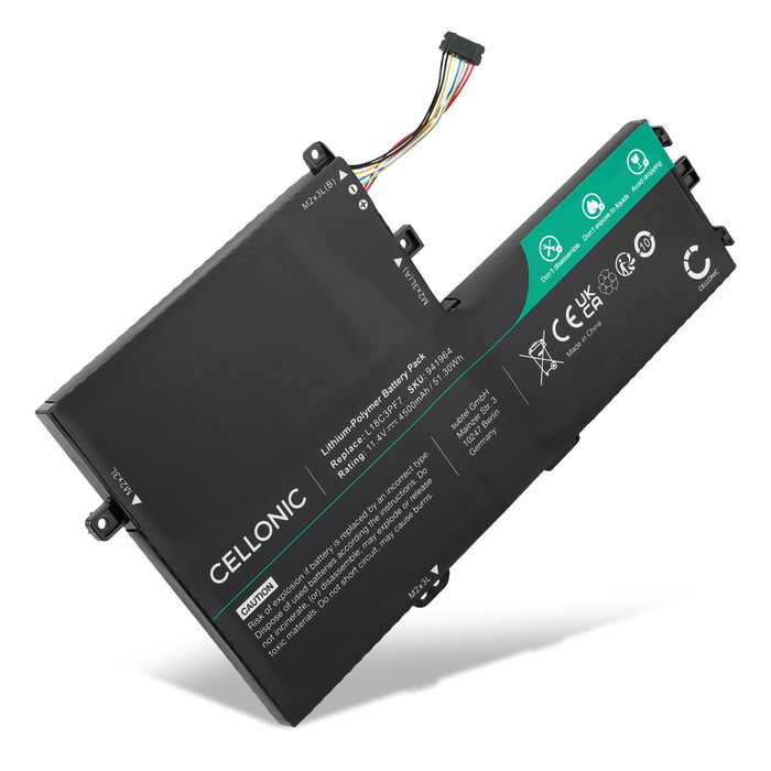 Batteri för Lenovo Ideapad C340-15IIL, Ideapad C340-15IML, Ideapad C340-15IWL 11.4V 4500mAh från CELLONIC
