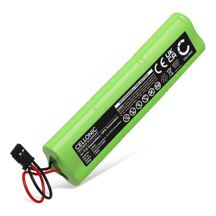 Futaba 12FG Transmitters Batteri - 2000mAh ersättningsbatteri från Cellonic