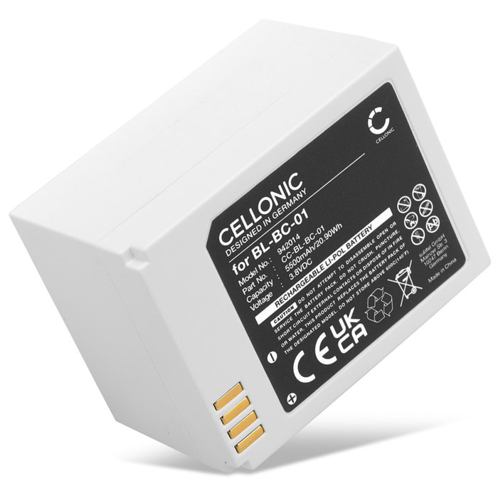 BL-BC-01 Batteri för EZVIZ C3A smart home-enhet - 5500mAh Laddningsbart ersättningsbatteri eller reservbatteri