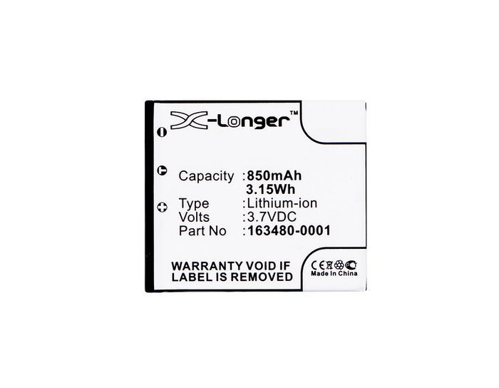 Batteri för LXE 8650 Bluetooth Ring Scanners, LX34L1-G, Bluetooth Ring Scanner Honeywell Voyager 1602G, 8670, 8650 850mAh 3.7V från CELLONIC