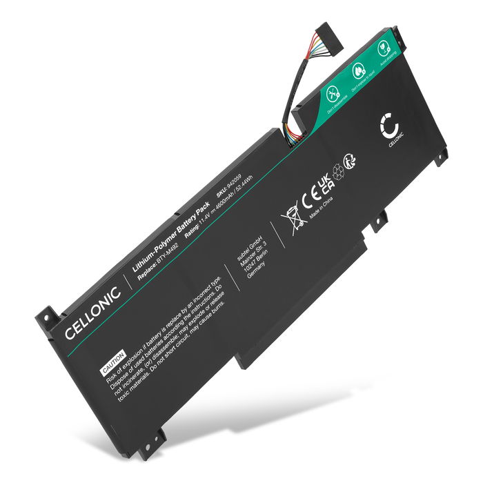 MSI Katana GF66 11UE 4600mAh batteri från Cellonic