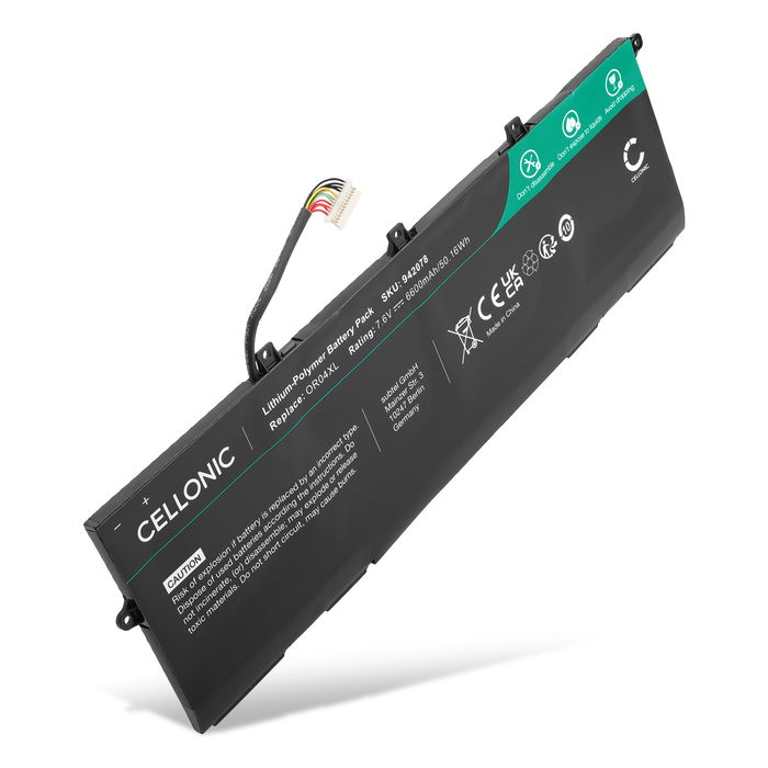 Batteri för HP EliteBook 830 Gen 5 Elitebook x360 830 Gen 5 EliteBook x360 830 Gen 6 EliteBook x360 830 Gen 7 7.6V 6600mAh från CELLONIC