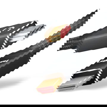 HDMI Cable 2.1 Ultra High Speed 4K/8K @60hz, 4K @120hz, 48Gbps eARC QFT QMS DSC Male to Male 24k Gold Plated 1.5m Long HDMI Lead for Soundbar, HD TV,  PS4, PS5, Xbox, Switch