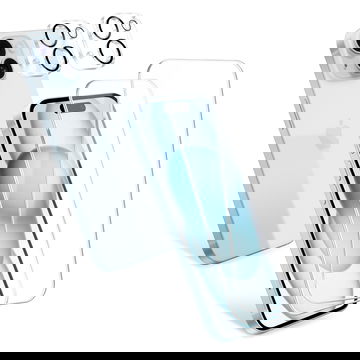 2x CELLONIC iPhone 15 skärm- och linsskydd - 6,1" Skärmskydd till mobil 0,33 mm ultratunt display- och linsskydd i härdat glas med 9h hårdhet