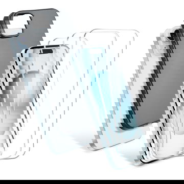 CELLONIC iPhone 15 Plus-fodral & 3x skärmskyddsset - 6,7" mobilfodral och displayskydd 0,33 mm ultratunt 9H härdat glas - klarglas