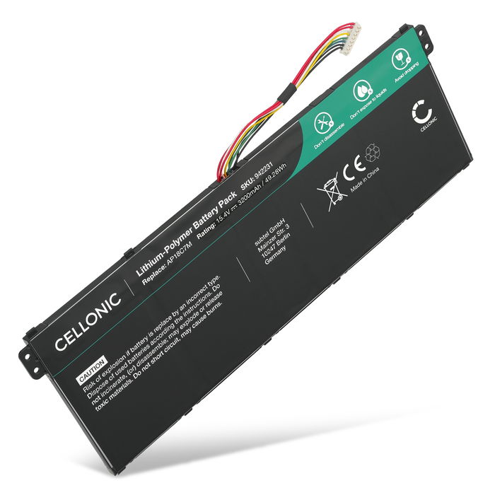 Acer Swift 3 SF316-51 3200mAh batteri från Cellonic