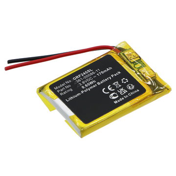 Batteri för Garmin Forerunner 245, Forerunner 245 Music - 361-00086-11 (170mAh )
