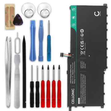 Batteri för Lenovo ThinkPad X1 Carbon Gen 4, X1 Yoga Gen 2, X1 Yoga Gen 3, 00HW028, 01AV457, 01AV458 15.2V 3200mAh + skruvmejsel-set från subtel