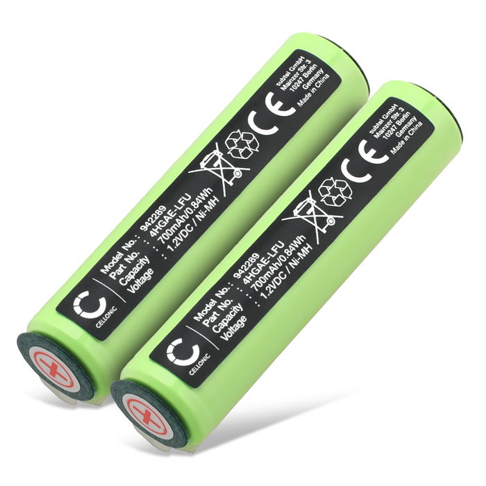2x Braun MGK3921 Type 5513 Batteri 1.2V 700mAh från Cellonic