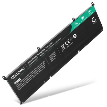 Batteri för Dell XPS 15 9520, Precision 5550, 5560, Inspiron 16 Plus 7630, 7620, G15 5510, G15 5520, G15 5511, Alienware M15 R3, M17 R3, Dell 69KF2 11.55V 6000mAh från CELLONIC