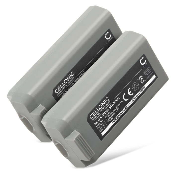 2x DJI Mini 2 SE Batteri 7.7V 2250mAh från Cellonic
