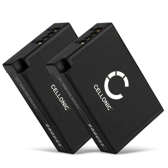 2x Canon LP-E17 Batteri 7.2V - 7.4V 950mAh från Cellonic