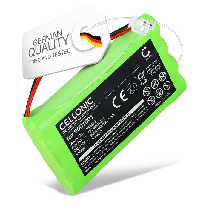 Batteri för Bosch Somfy Axovia 220B, Dexxo Optimo, Elixo Optimo 24V RTS, Ixengo S, Elixo 500 3S, Dexxo Compact 2000mAh från CELLONIC