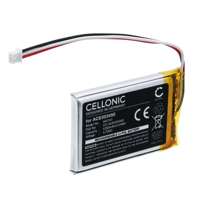 Battery for Logitech Zone 900 533-000167 (400mAh, 3.7V) from CELLONIC