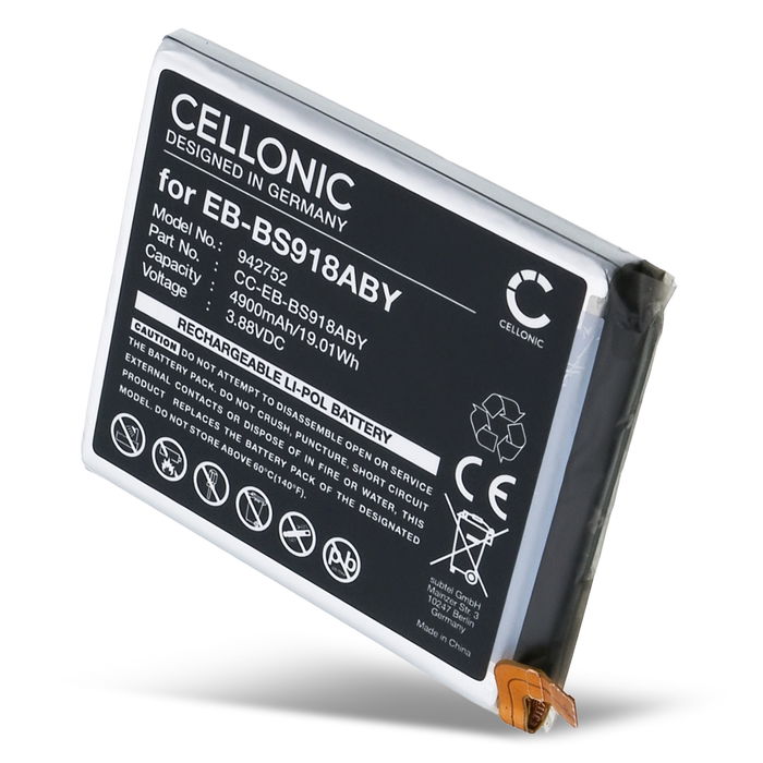 Samsung Galaxy S23 Ultra 5G Batteri 3.88V 4900mAh från Cellonic