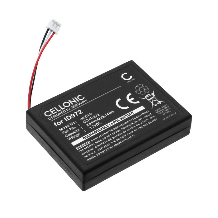 Battery for Panasonic KX-HN1032W, KX-HN3001, KX-HN3051, KX-HN4001W, KX-HN4101W, KX-HN4102W 2200mAh from CELLONIC