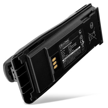 Batteri för Motorola DP1400 CP040 CP200 CP200D CP140 CP200XLS EP450, PMNN4253AR NNTN4497 (Typ-C-port) 7.4V 3350mAh Li Ion från CELLONIC
