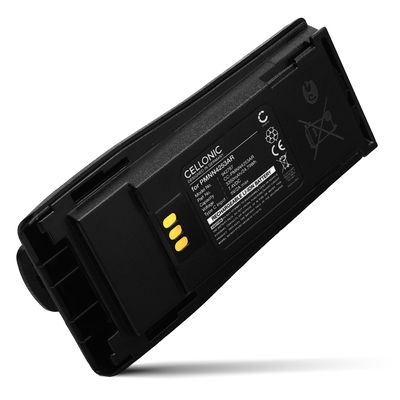 Batteri för Motorola DP1400 CP040 CP200 CP200D CP140 CP200XLS EP450, PMNN4253AR NNTN4497 (Typ-C-port) 7.4V 3350mAh Li Ion från CELLONIC