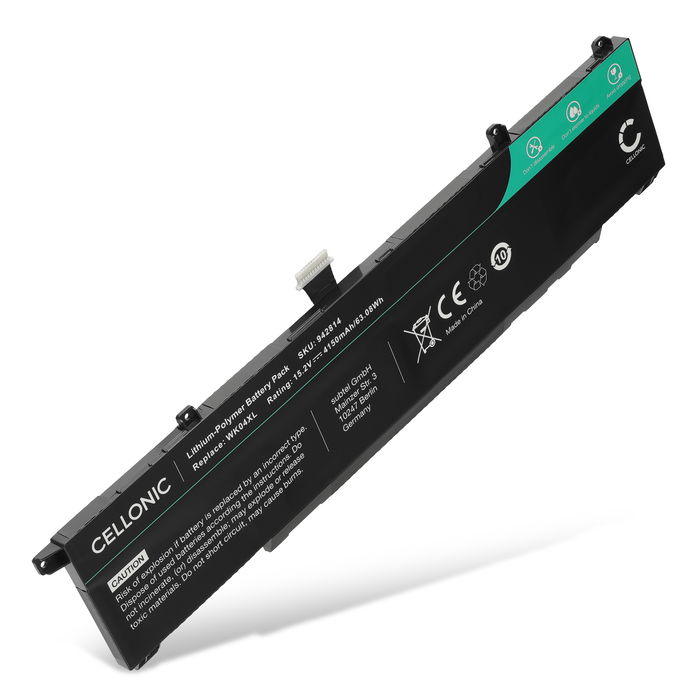 Batteri för HP Omen 16, HP Victus 16, Victus Gaming 15, Victus 16t, Victus 16z, Victus 15, HP WK04, HP WK04XL 15.2V 4150mAh från CELLONIC