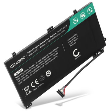 1x Batteri för Huawei Matebook 13, MateBook 13 2020, 13 i7, WRT-WX9, WRT-W19, WRT-W29, HN-W19L, HN-W19R, Huawei HB4593J6ECW, HB4593J6ECW-31 11.4V 3000mAh från CELLONIC