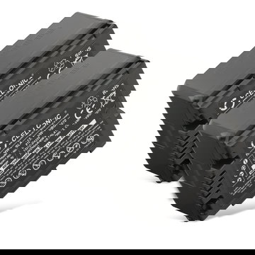 2x Batteri för Panasonic HDC-SD100, HDC-SD10, -SD707, -SD600, HDC-TM700, Lumix DMC-L10 1320mAh från CELLONIC