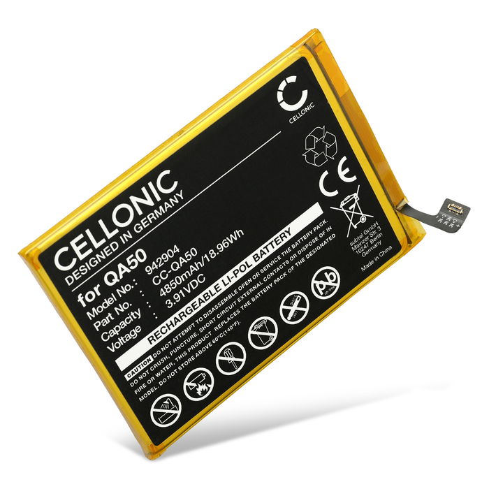 Motorola Moto G24 Power 4G 2024 Batteri 3.91V 4850mAh från Cellonic