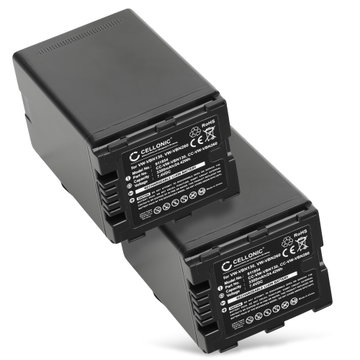 2x Battery for Panasonic HC-X929 HDC-TM900 HDC-SD900 HDC-SD800 HDC-SD909 HDC-HS900 HC-X810 3300mAh from CELLONIC