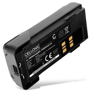 Battery for Motorola DP2400E, DP4801E, DP4800, DP4800E, DP2400, DP4801, DP4600, DP2600E, DP4401, DP4601E, DP4401E, DP2600, DP4000, XPR7550e 7.4V 5000mAh Lithium Ion from CELLONIC