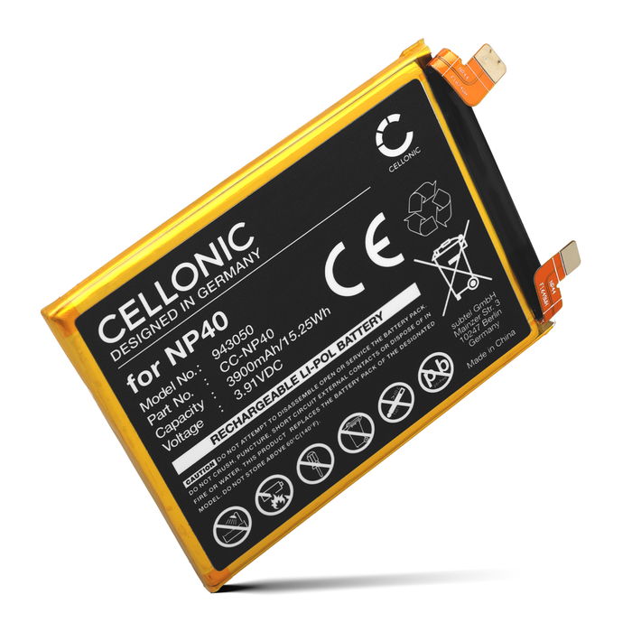 Batteri till Motorola EDGE 30 NEO, XT2245 NP40, SB18D50729, SB18D50730 (3900mAh, 3.91V) från CELLONIC