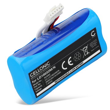 Batteri för Ingenico AXIUM DX4000, AXIUM DX8000, AXIUM DX8002, Landi A8s 2600mAh från CELLONIC
