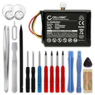 Batteri för TomTom ONE XL ONE XL Europe ONE XL Regional XL 325 EDINBURGH 800mAh + Verktygsset 17 delar från subtel