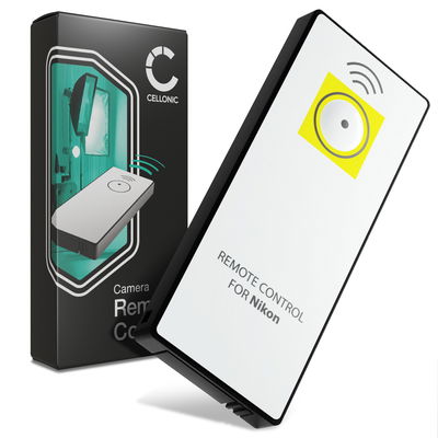 Infraröd kamerautlösare för Nikon D5100, D5200, D5300, D3200, D800 trådlös IR-kamerafjärrkontroll från CELLONIC