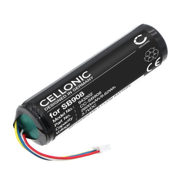 Battery for Shure MXW2X SB908 (2600mAh, 3.7V) from CELLONIC