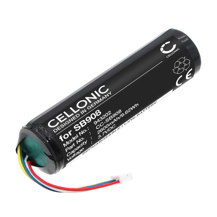 Batteri för Shure MXW2X 2600mAh från CELLONIC